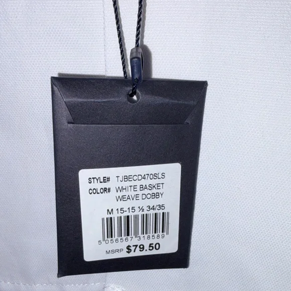 The Original Ben Sherman Wrinkle Resistant Men’s White Button-down Size Medium - Picture 3 of 5